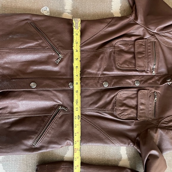 Danier Leather Jacket, gorgeous caramel brown - Picture 14 of 14